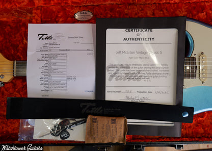 2025 Tuttle Jeff McErlain Signature Custom Classic S Lake Placid Blue