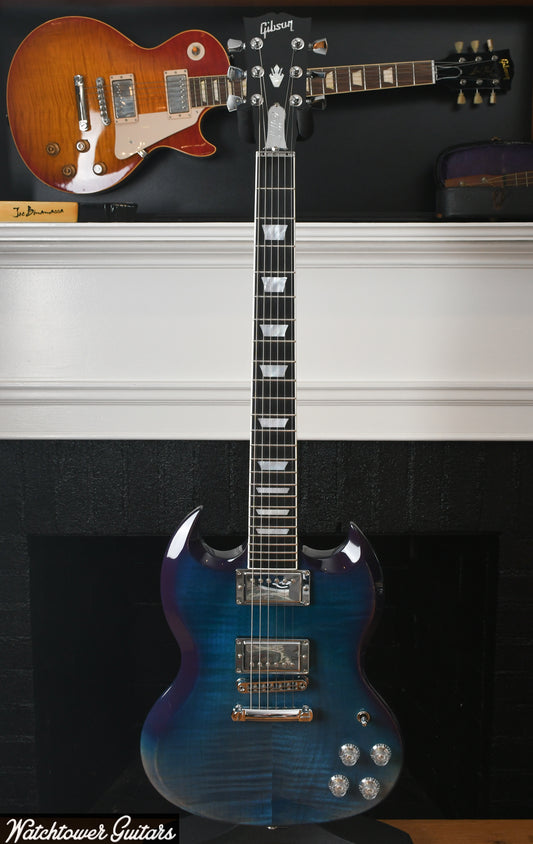 2018 Gibson SG Standard HP II Blueberry Fade