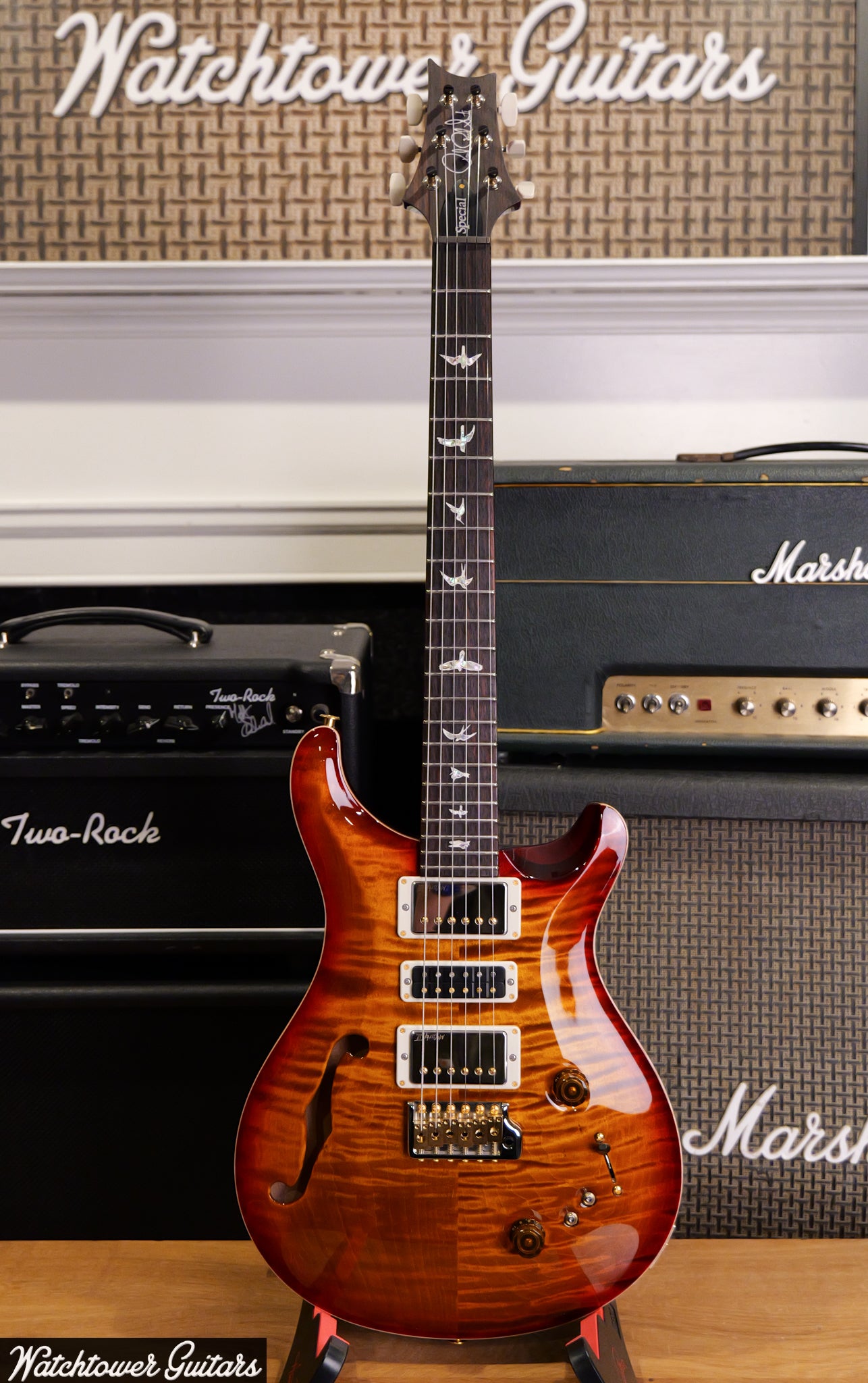 Paul Reed Smith PRS Special Semi Hollow 10 Top Dark Cherry Sunburst