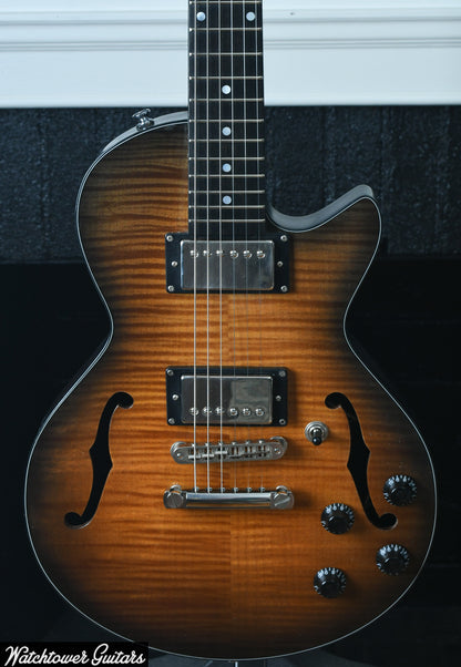 2021 Maybach Little Wing Flat Top Cutaway Havana Tobacco Burst Aged