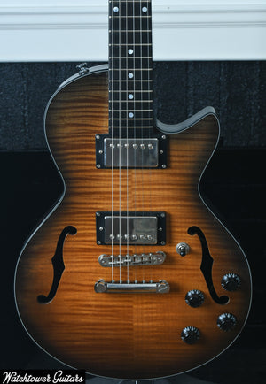 2021 Maybach Little Wing Flat Top Cutaway Havana Tobacco Burst Aged