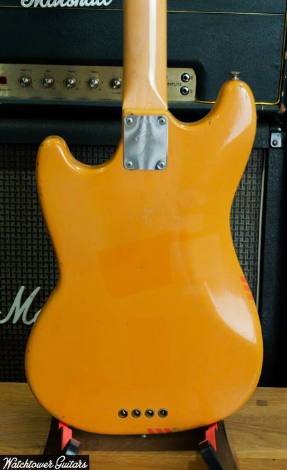 1969 Fender Mustang Bass Competition Orange with Matching Headstock