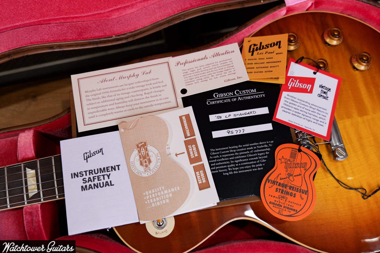 2025 Gibson 1959 R9 Les Paul Standard Reissue Iced Tea