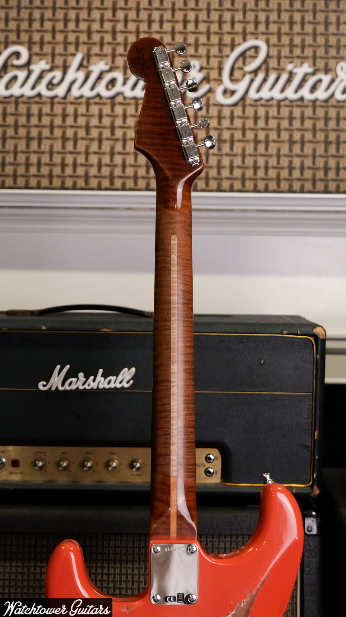 2025 Fender Custom Shop '60 Stratocaster GT11 Heavy Relic Aged Tahitian Coral Brazilian Board