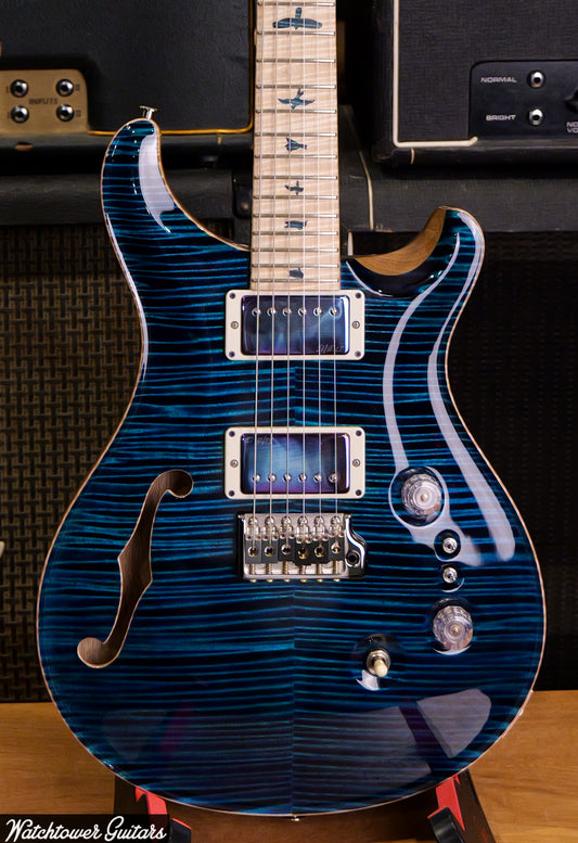 2023 Paul Reed Smith PRS Private Stock 24-08 Semi Hollow Blue Steel