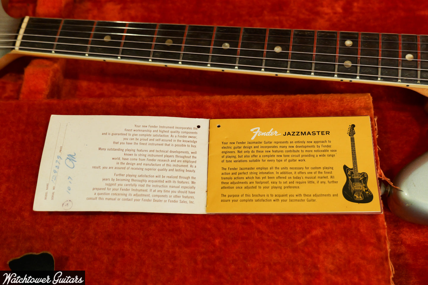 1966 Fender Jazzmaster * Original Custom Color* Ice Blue Metallic