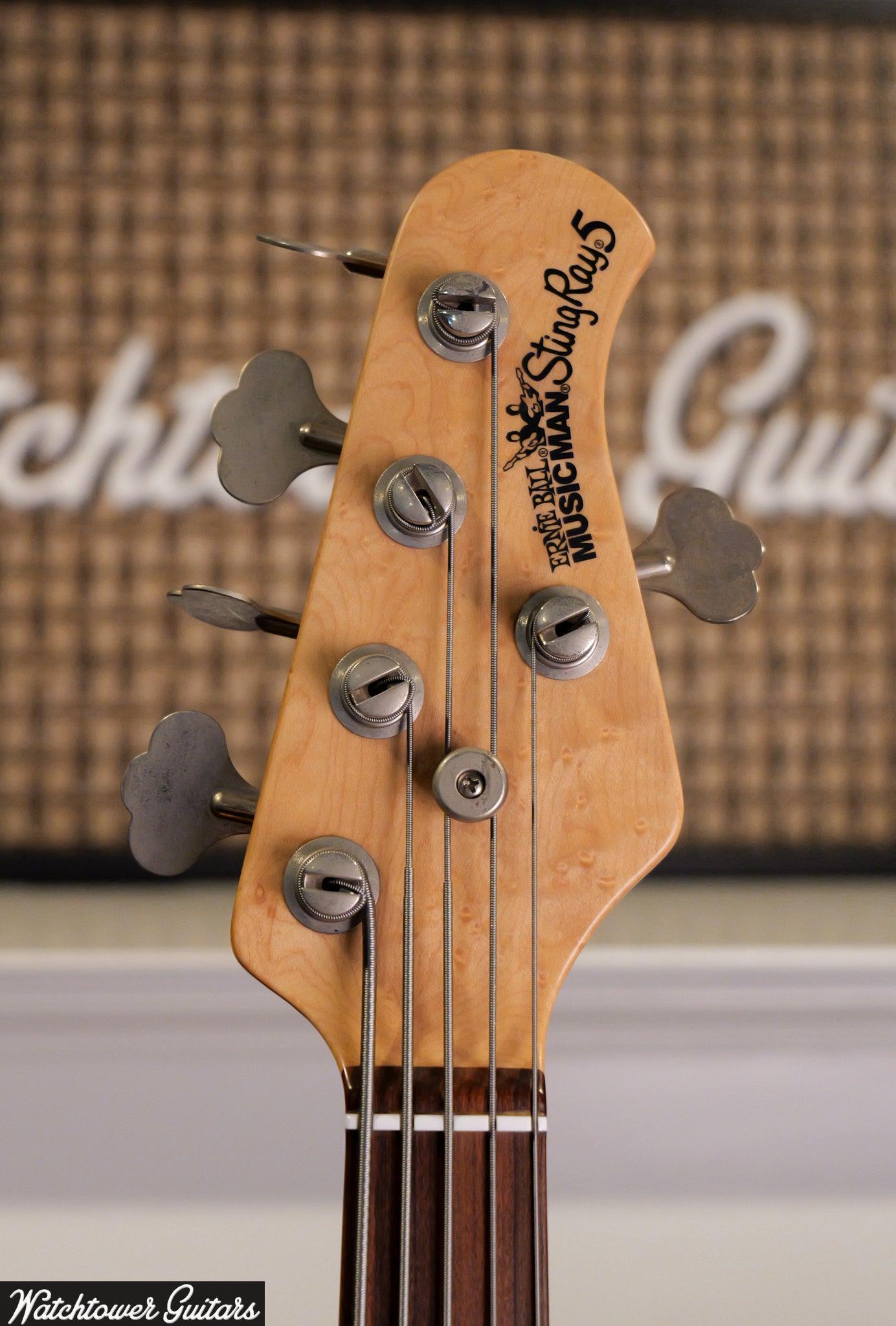 1998 Music Man Stingray 5 Frettless *Custom Ordered* Matte Natural Velvet Finish