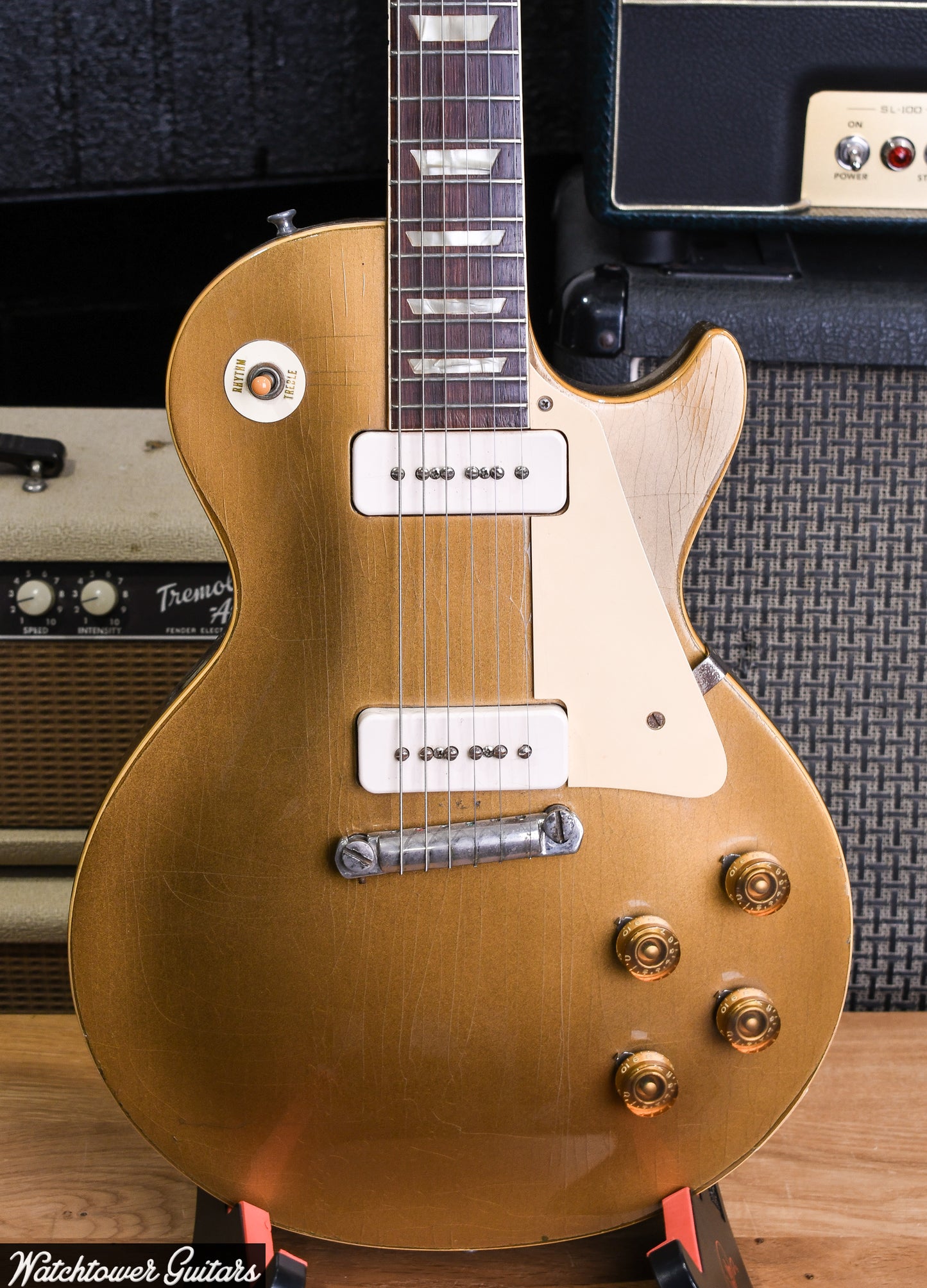 1955 Gibson Les Paul Standard Goldtop with Gold Back