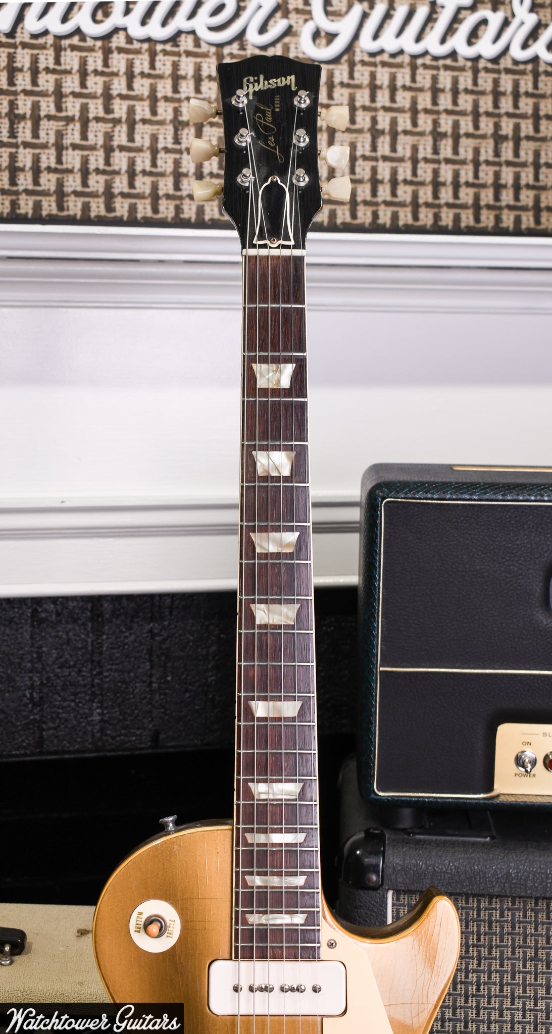 1955 Gibson Les Paul Standard Goldtop with Gold Back