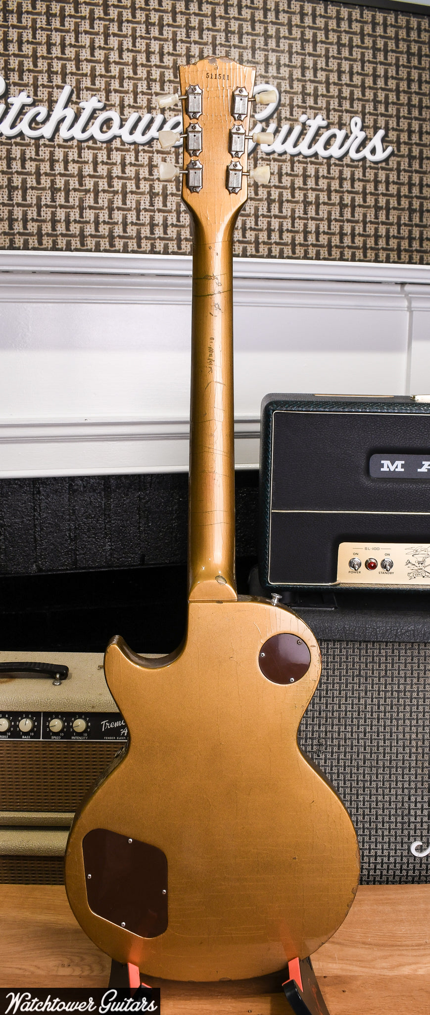 1955 Gibson Les Paul Standard Goldtop with Gold Back