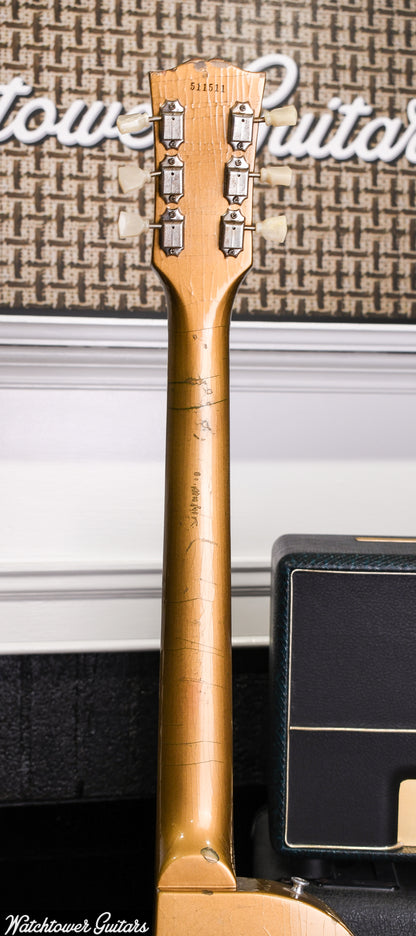 1955 Gibson Les Paul Standard Goldtop with Gold Back