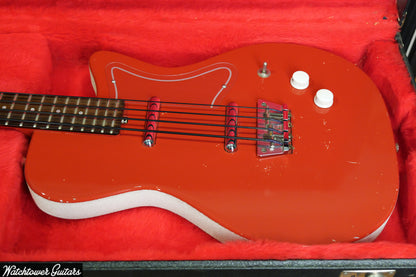 1998 Jerry Jones Neptune Short Scale Bass Red