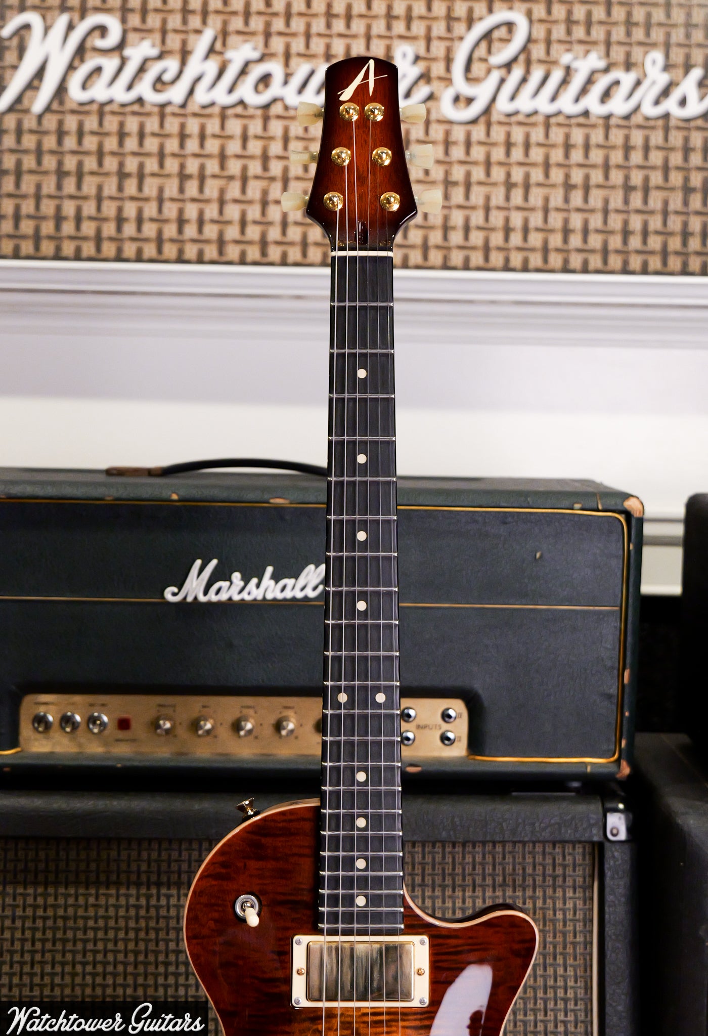 2022 Tom Anderson Bobcat Tiger Eye Burst with Binding