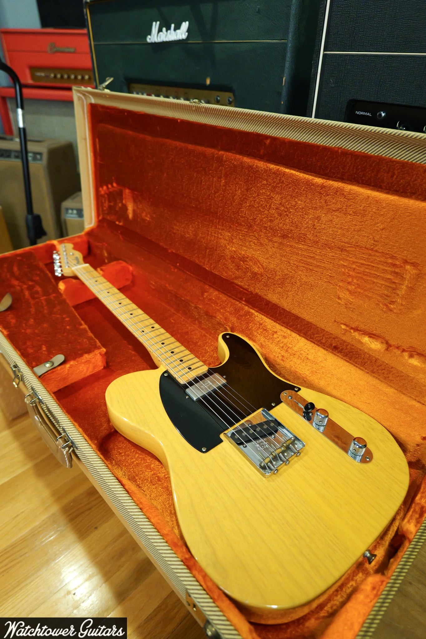 2007 Fender Vintage Hot Rod '52 Telecaster Seymour Duncan Mini Humbucker Butterscotch Blonde