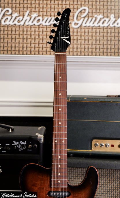 2019 Tom Anderson Top T Private Reserve Koa Black Shaded Edge with Binding