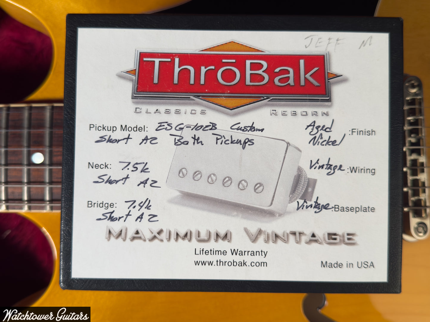 1983 Gibson ES-335 ThroBak Pickups Natural