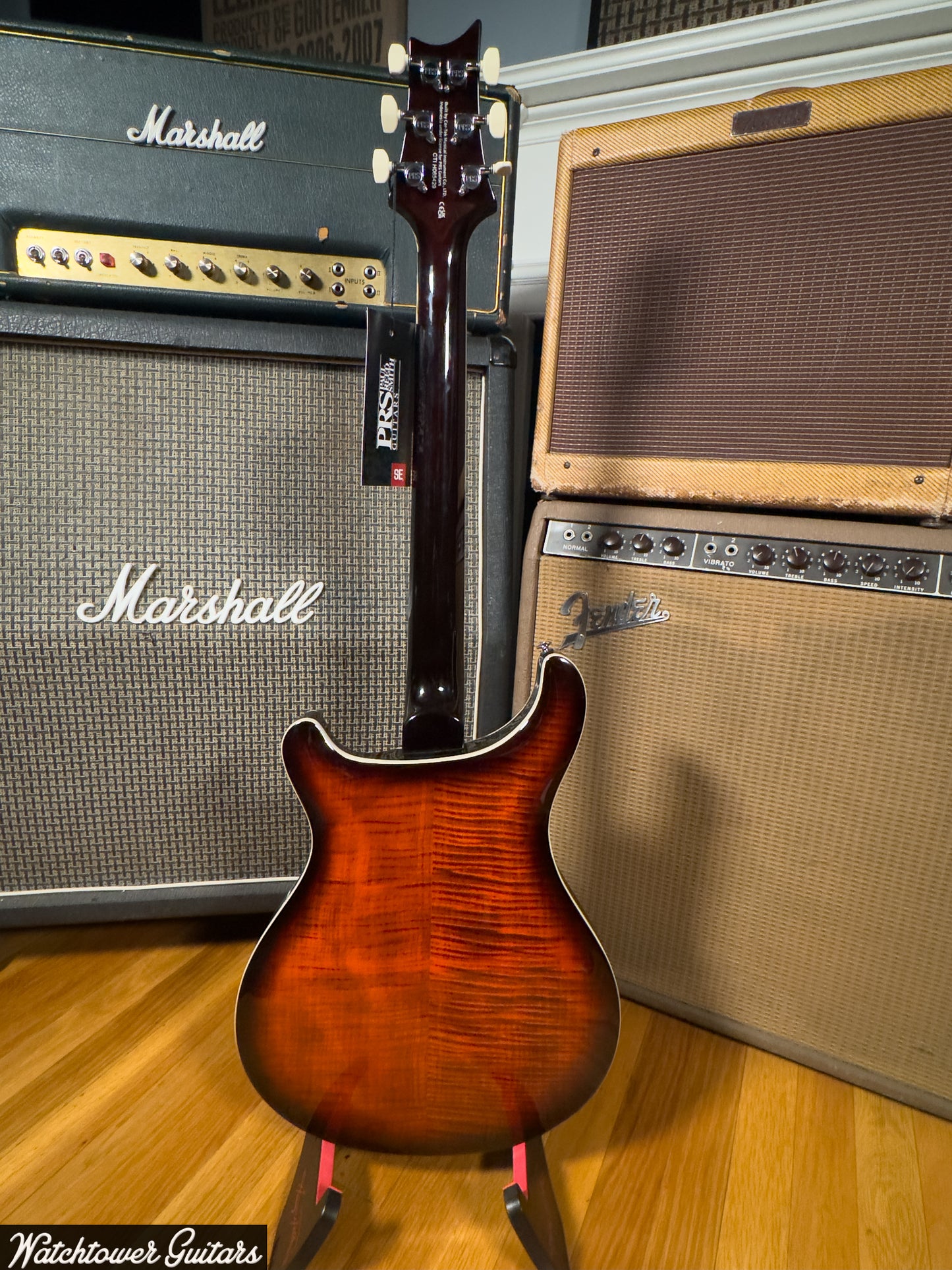 Paul Reed Smith PRS SE Hollowbody II Orange Tiger Smokeburst