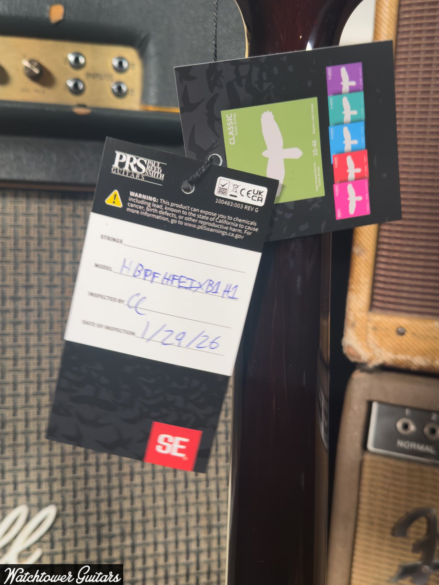 Paul Reed Smith PRS SE Hollowbody II Orange Tiger Smokeburst