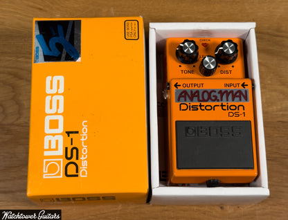 Used - Boss DS1 Distortion Pedal with Analogman MOD