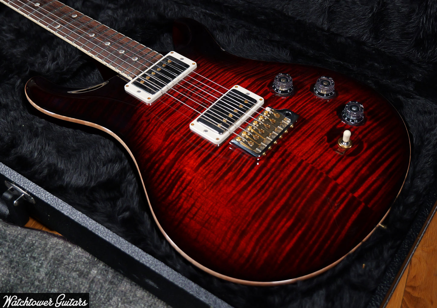2018 Paul Reed Smith PRS DGT Signature 10 Top *Custom Color* Fire Red