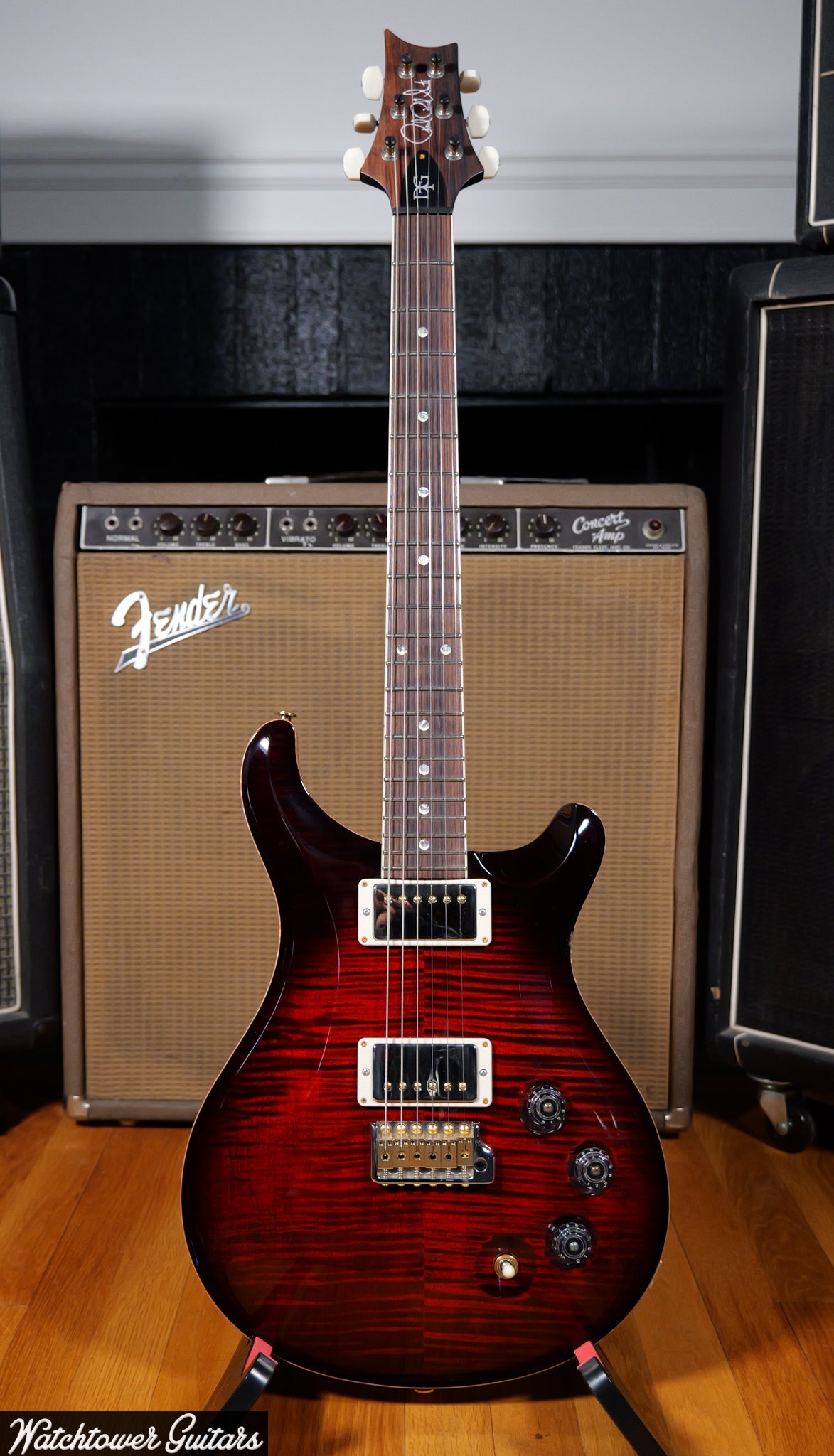 2018 Paul Reed Smith PRS DGT Signature 10 Top *Custom Color* Fire Red