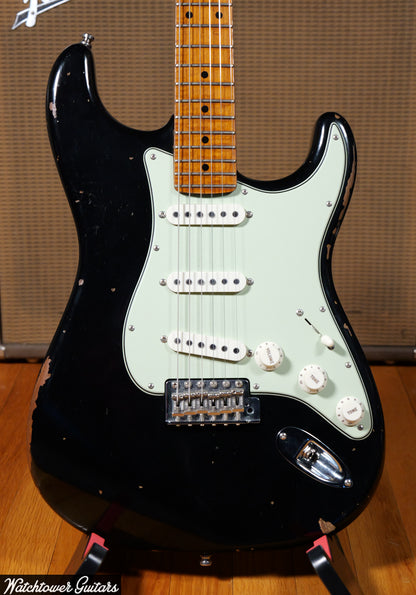 2020 Fender Custom Shop '60 Stratocaster GT11 Relic Black Roasted Maple Neck
