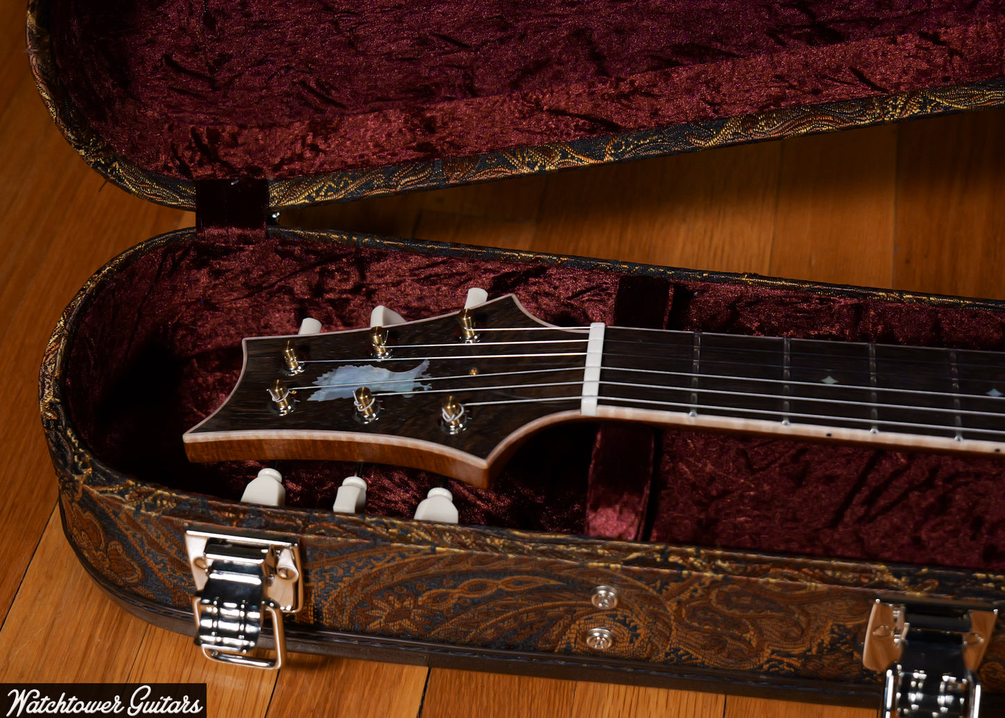Paul Reed Smith PRS Private Stock Watchtower Run 594 Hollowbody II Quilt Vintage Glow