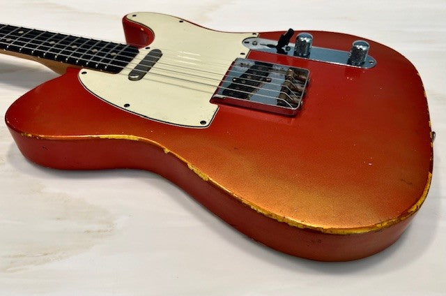 NEW Danocaster Single Cut Faded Candy Apple Red