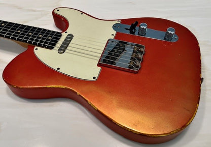NEW Danocaster Single Cut Faded Candy Apple Red