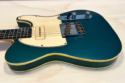 NEW Danocaster Single Cut Double Bound Lake Placid Blue