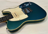 NEW Danocaster Single Cut Double Bound Lake Placid Blue
