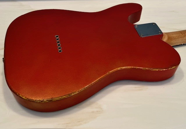 NEW Danocaster Single Cut Candy Apple Red