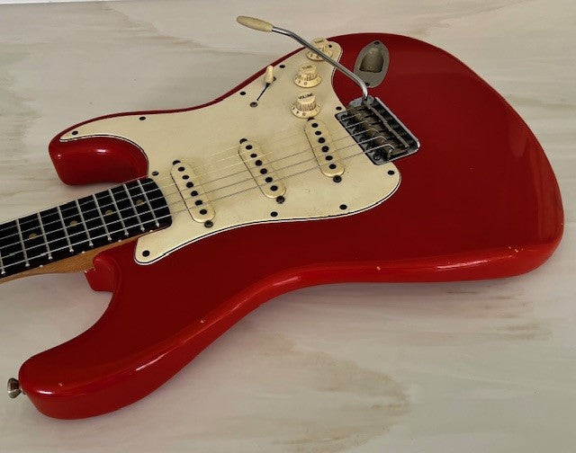 NEW Danocaster Double Cut Ducco Red