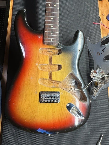 1973 Fender Stratocaster Hardtail Sunburst SN/381439