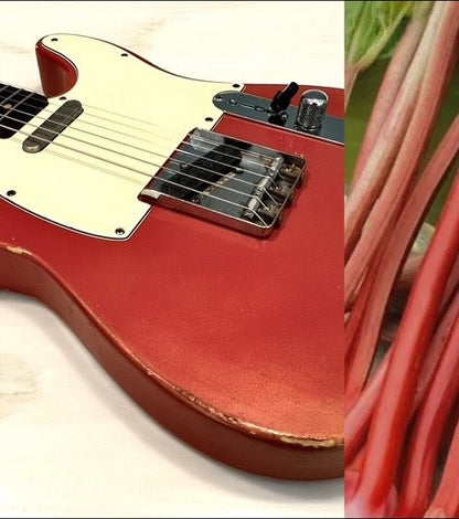 NEW Danocaster Single Cut Rhubarb Mist