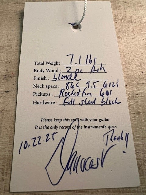 NEW Danocaster Double Cut Blonde