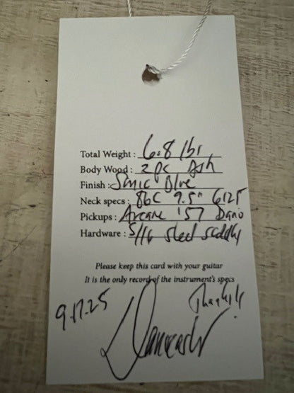 NEW Danocaster Single Cut Sonic Blue