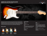 2016 Fender Custom Shop American Custom Stratocaster White Blonde Closet Classic
