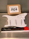 Virgil Arlo Model 1954 Strat Pickups, White covers wired in Fender Pickguard EJ style !