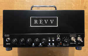 Revv G20 2-channel Guitar amp head with reactive load and Virtual Cabs SHOP DEMO