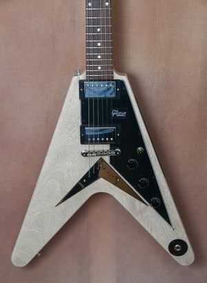 2017 Gibson Custom '59 Flying V TV White OHSC