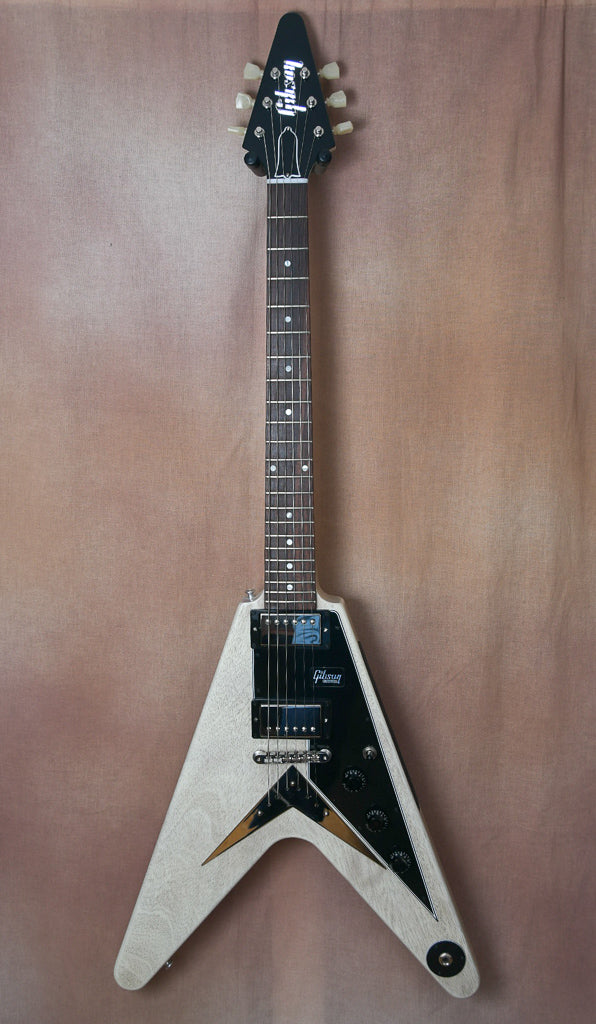 2017 Gibson Custom '59 Flying V TV White OHSC