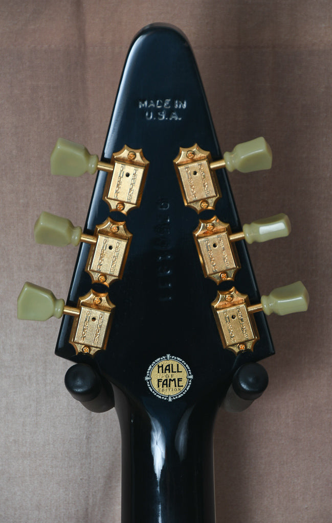 1991 Gibson Jimi Hendrix Hall of Fame Flying V Black OHSC