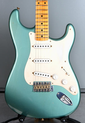 2020 Fender Custom Shop Limited Dual Mag '55 Stratocaster Super Faded Aged Sherwood Green Journeyman Relic