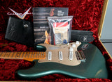 2020 Fender Custom Shop Limited Dual Mag '55 Stratocaster Super Faded Aged Sherwood Green Journeyman Relic