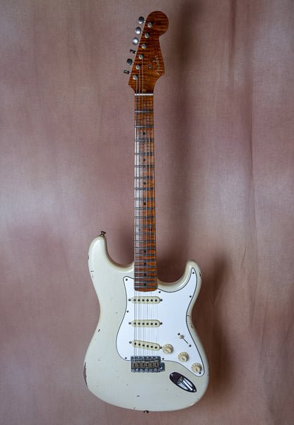 2018 Fender Custom Shop LTD Roasted Tomatillo Strat Maple Relic Aged '55 Desert Tan