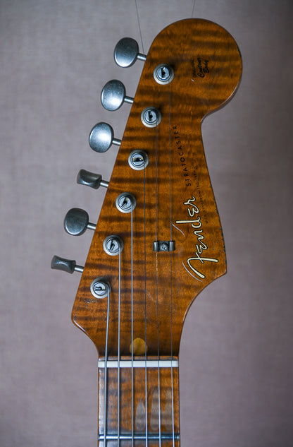 2018 Fender Custom Shop LTD Roasted Tomatillo Strat Maple Relic Aged '55 Desert Tan