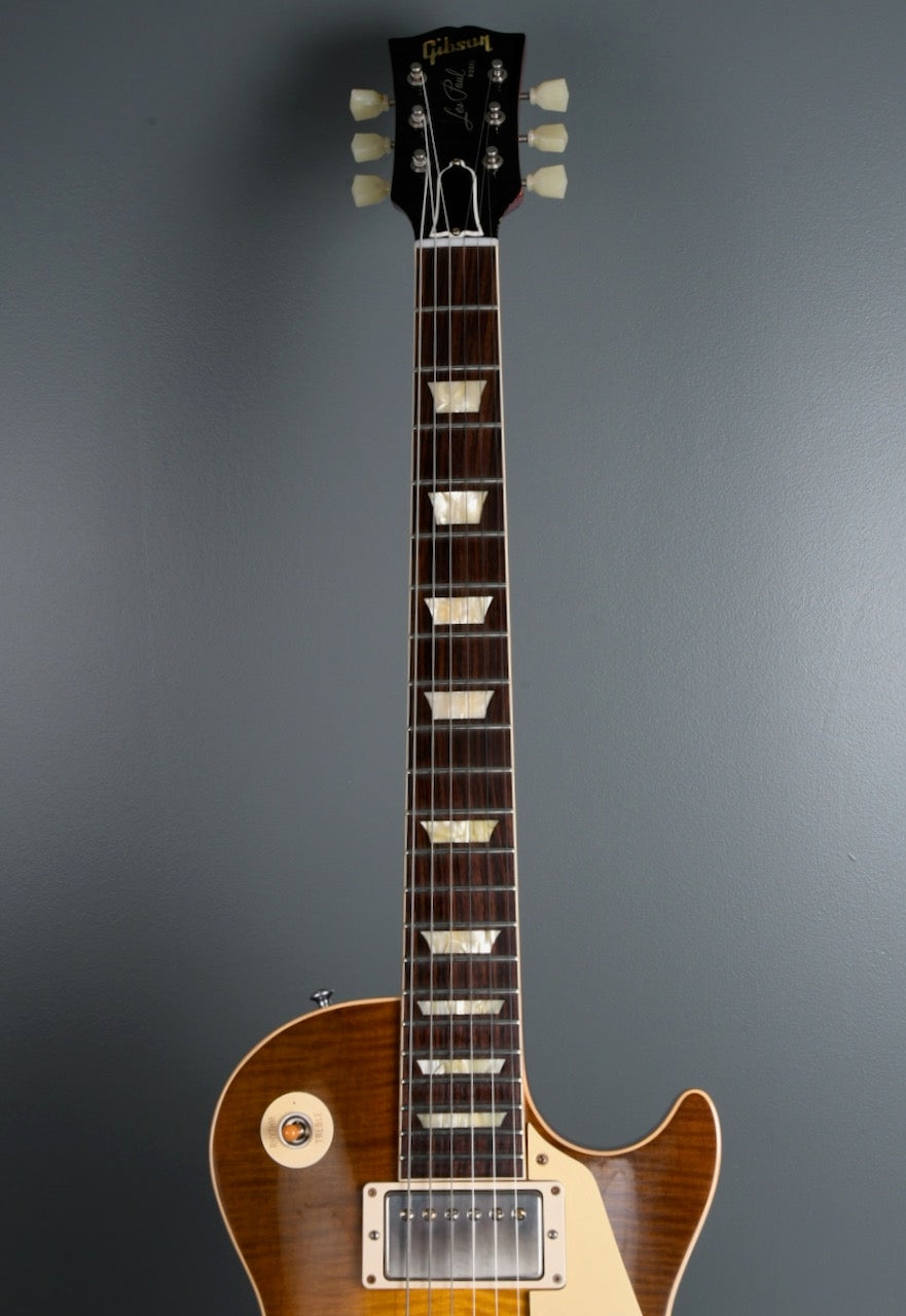 2019 Gibson 60th Anniversary Les Paul 1959 R9 Reissue Lightly Aged Green Lemon Fade