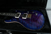 2020 PRS Custom 24 in Custom Color Violet Blue Burst 10 Top with Ebony Fingerboard