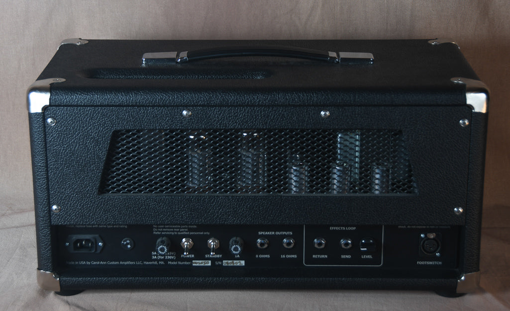 2008 Carol Ann OD-2 50 Watt Head Black Tolex